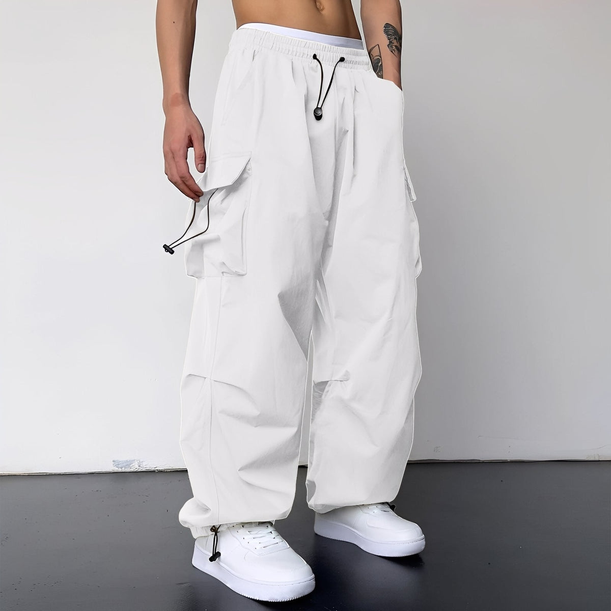 Kaleb - Fashionable loose-fit cargo pants