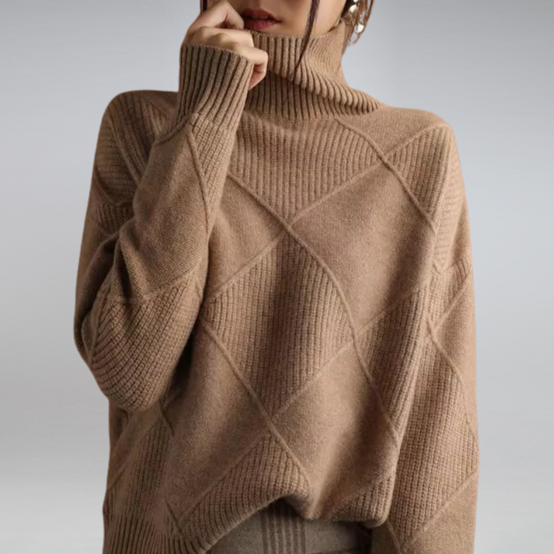 Camille - Trendy and cozy turtleneck sweater