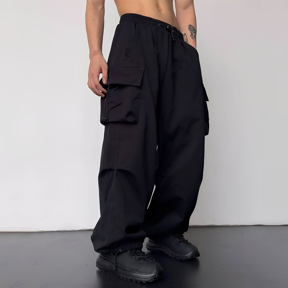 Kaleb - Fashionable loose-fit cargo pants