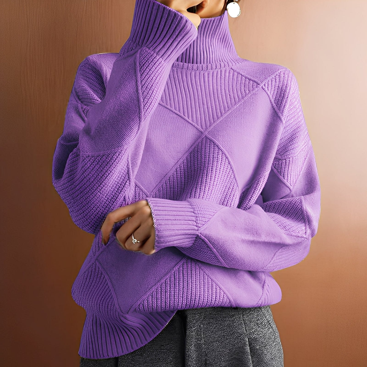 Morgan - Modern turtleneck sweater