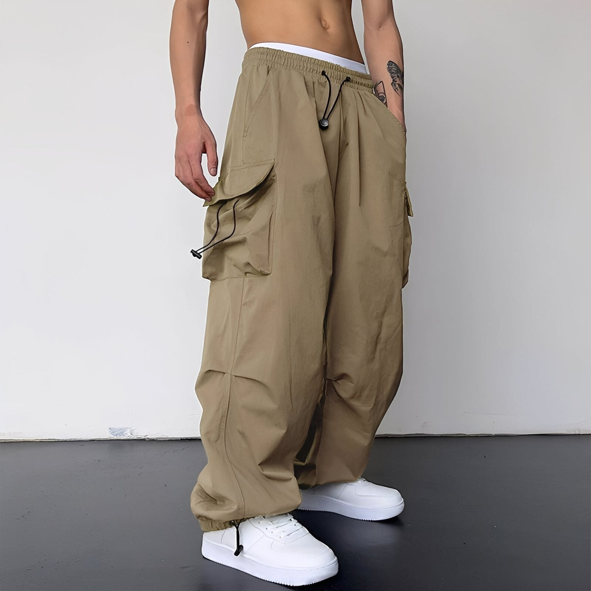 Kaleb - Fashionable loose-fit cargo pants