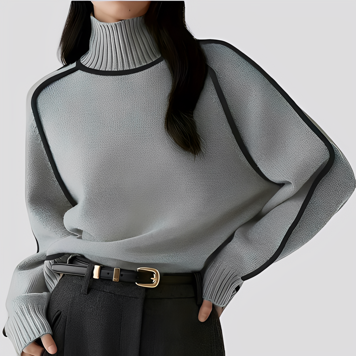 Azalea - Trendy and cozy turtleneck sweater