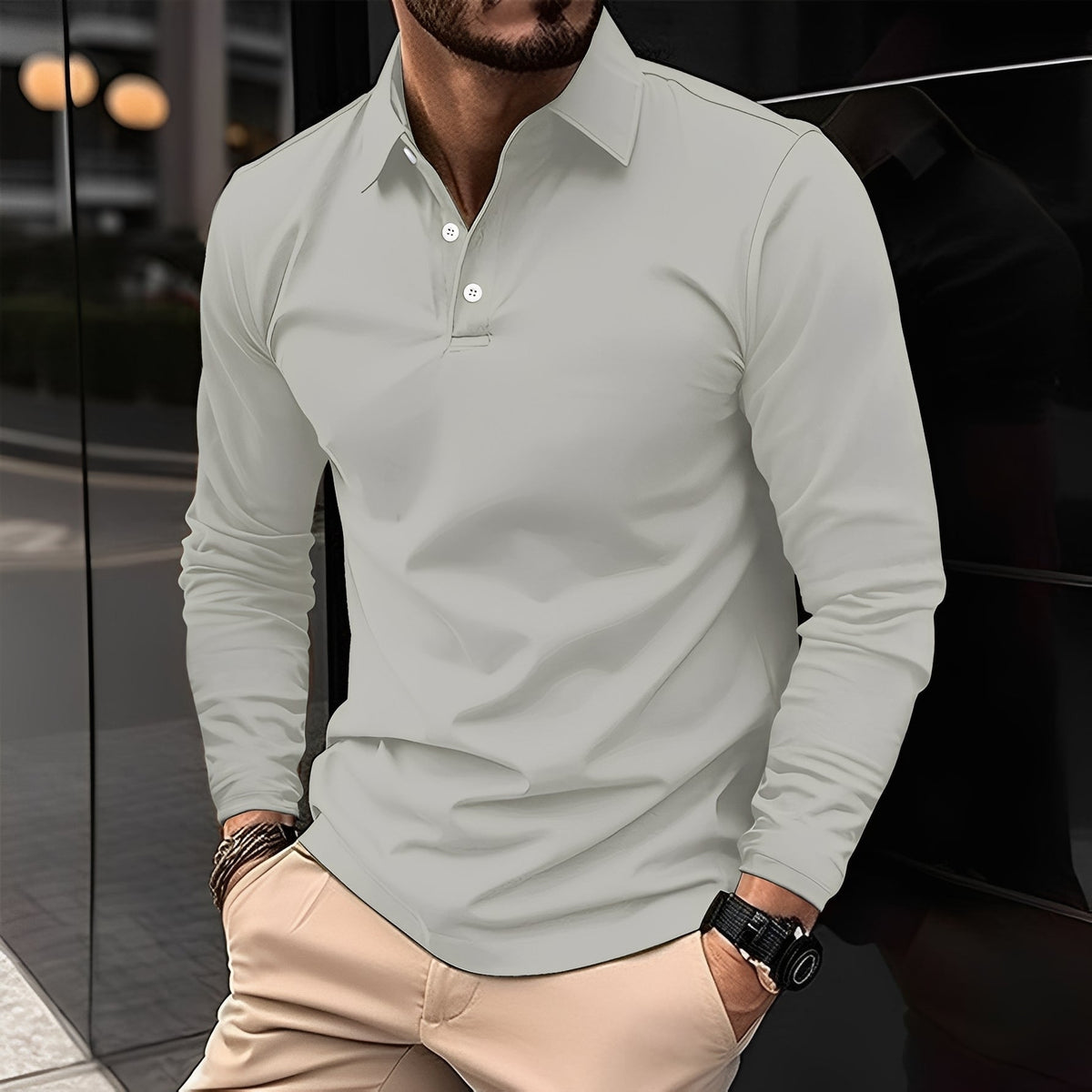 Deacon - Comfortable and robust long sleeve shirt