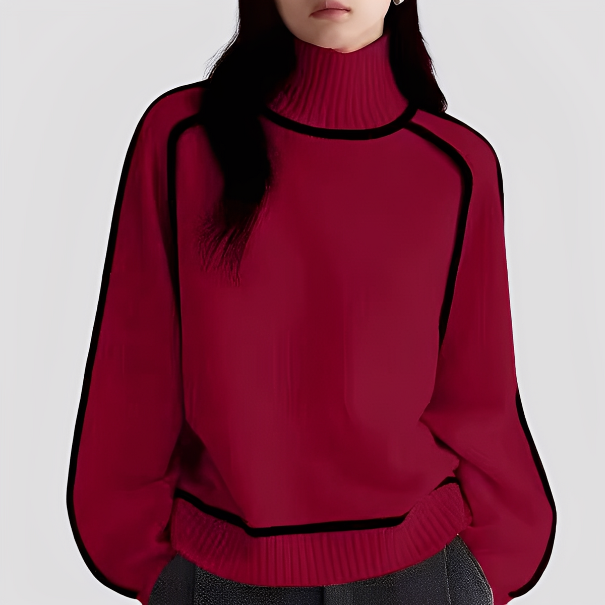 Azalea - Trendy and cozy turtleneck sweater