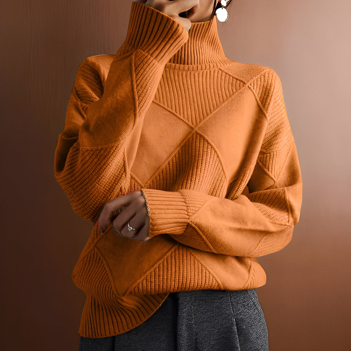 Morgan - Modern turtleneck sweater