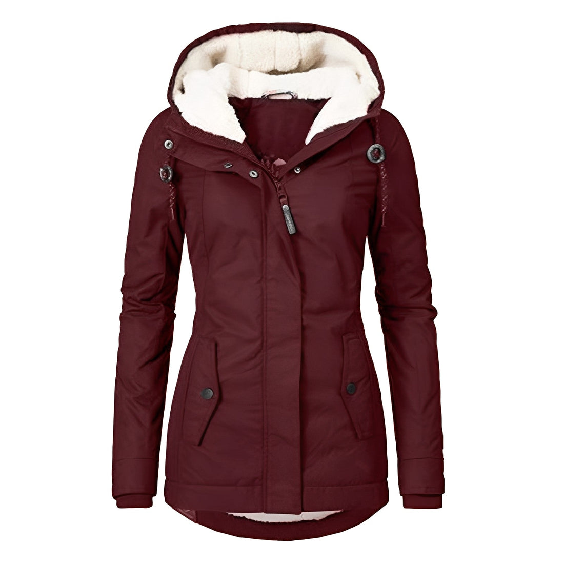 Earleen - Cozy and warm jacket with hood