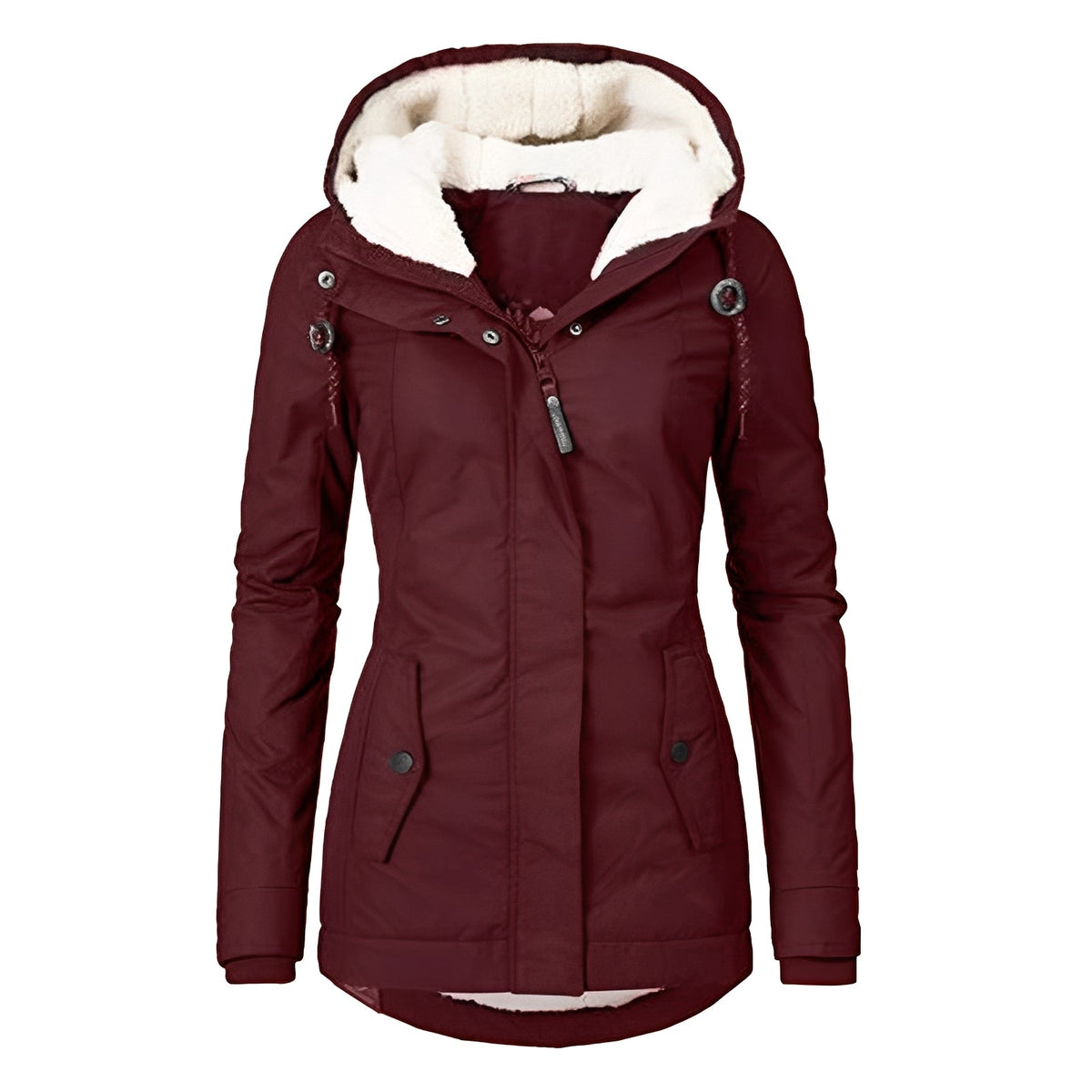 Earleen - Cozy and warm jacket with hood