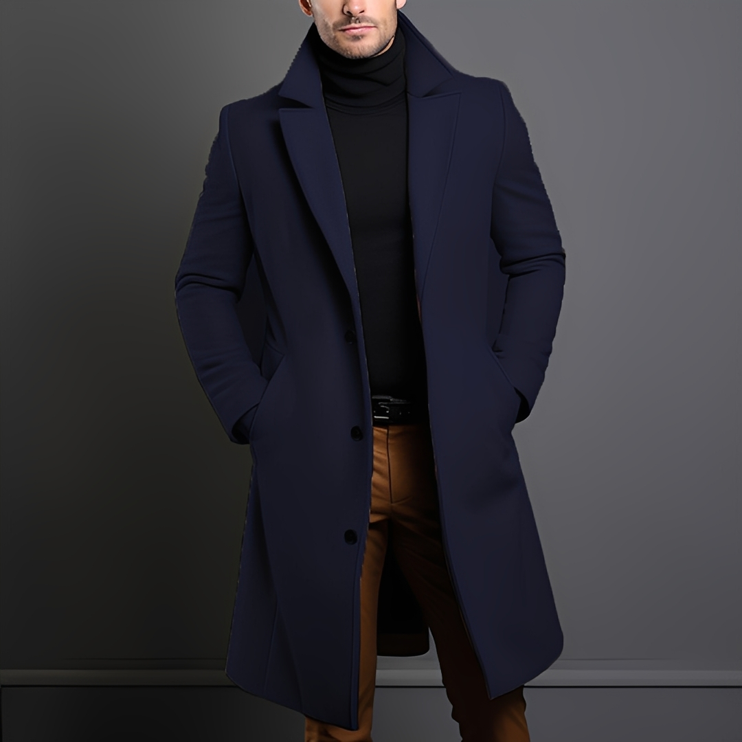 Kévin - Traditional and cozy coat in extended length