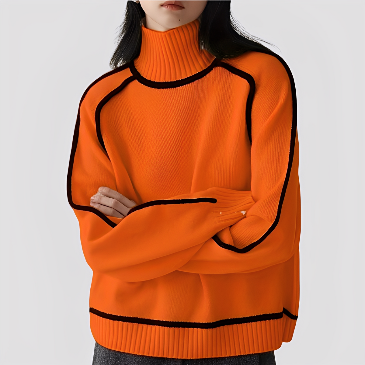 Azalea - Trendy and cozy turtleneck sweater
