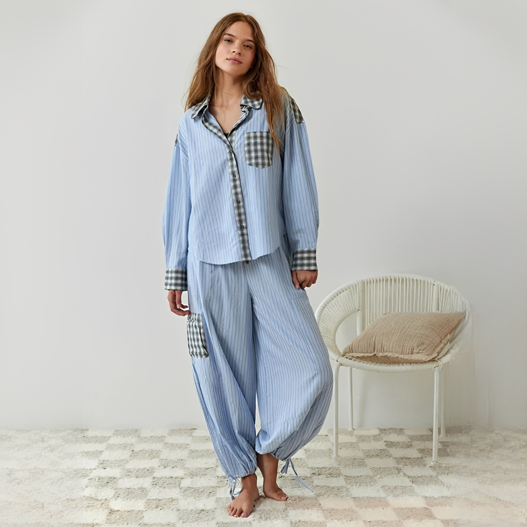 Elena - Elegant two-piece pajama set