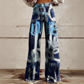 Shelley - Casual Wide Leg Printed Pants