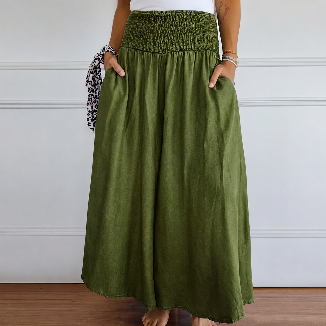 Laurine - Casual High-Waisted Pants