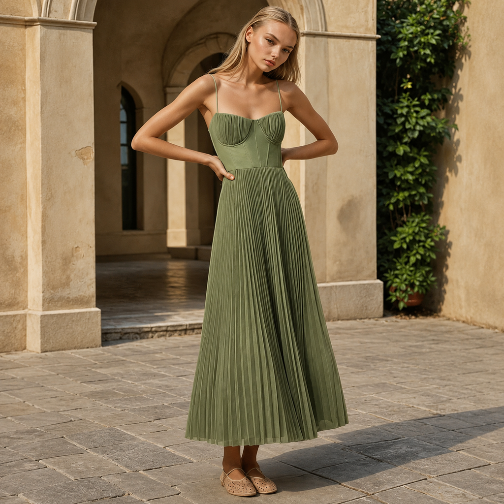 Lorelei - Stylish Open-Back Sleeveless Dress