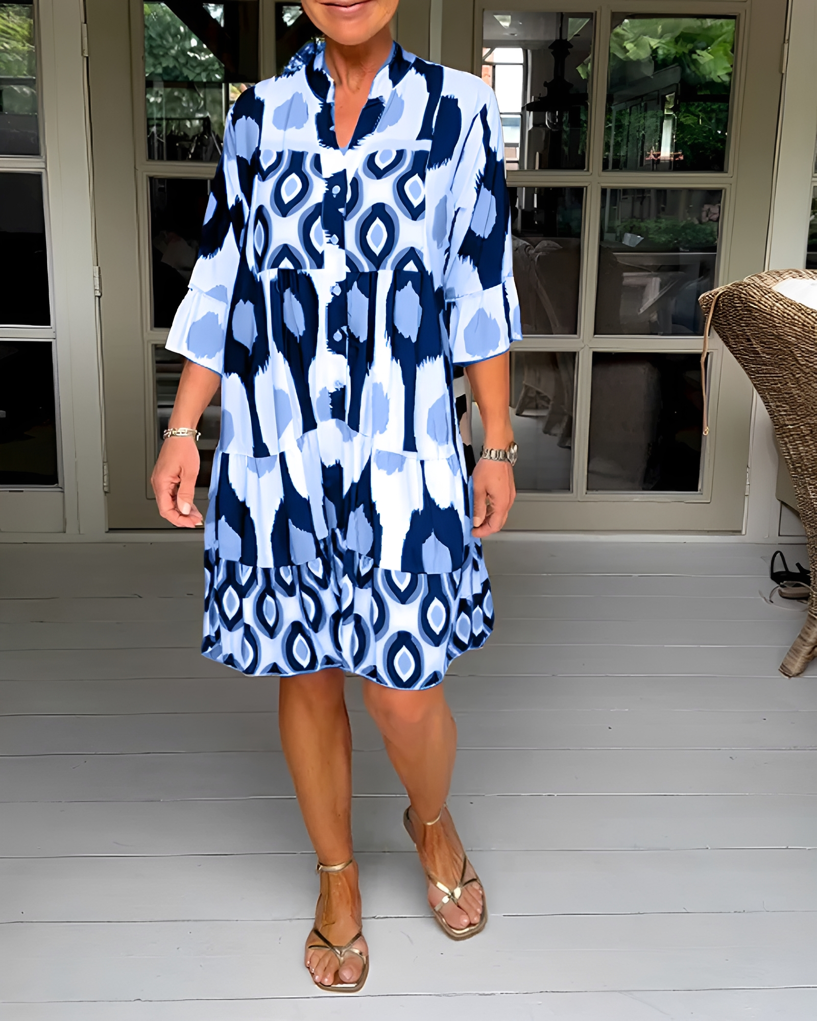 Faiza - Trendy Loose Mini Dress