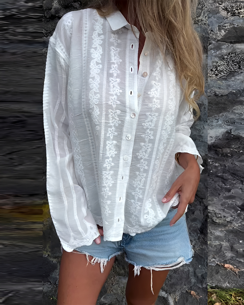 Sumayah - Fashionable Embroidered Shirt
