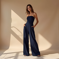 Jassira - Relaxed Tube Top Jumpsuit