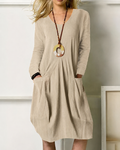 Eulalie - Stylish Loose Dress with Pockets