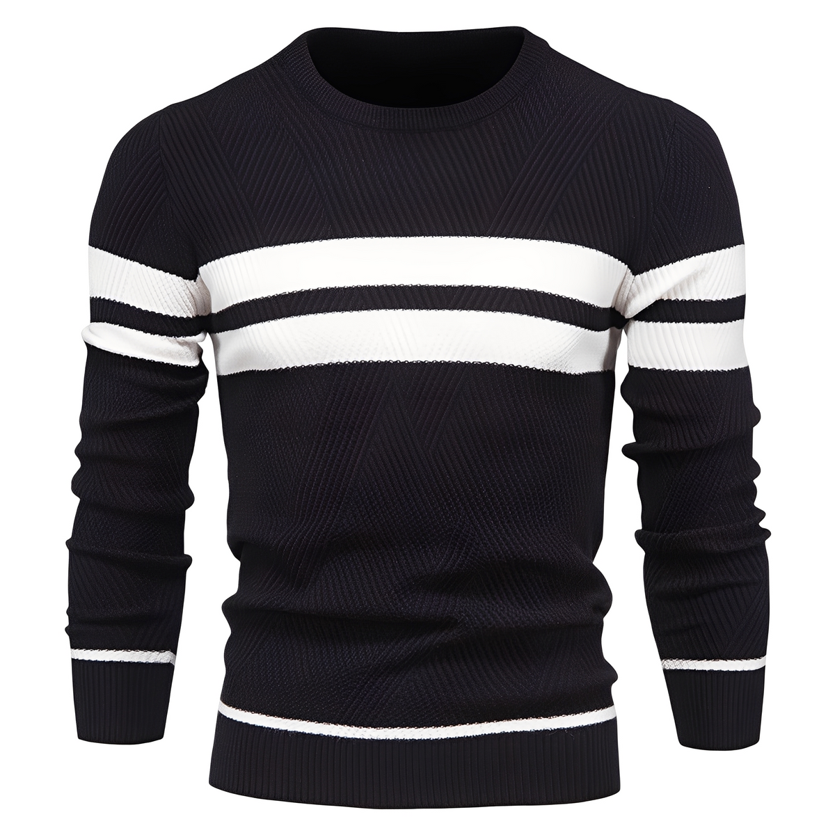 Anthony - Cozy and warm sweater with round neck