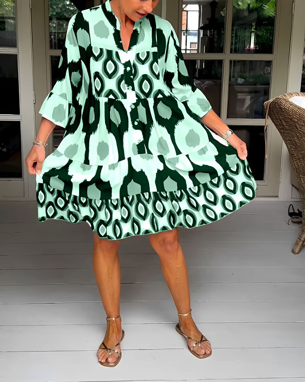 Faiza - Trendy Loose Mini Dress