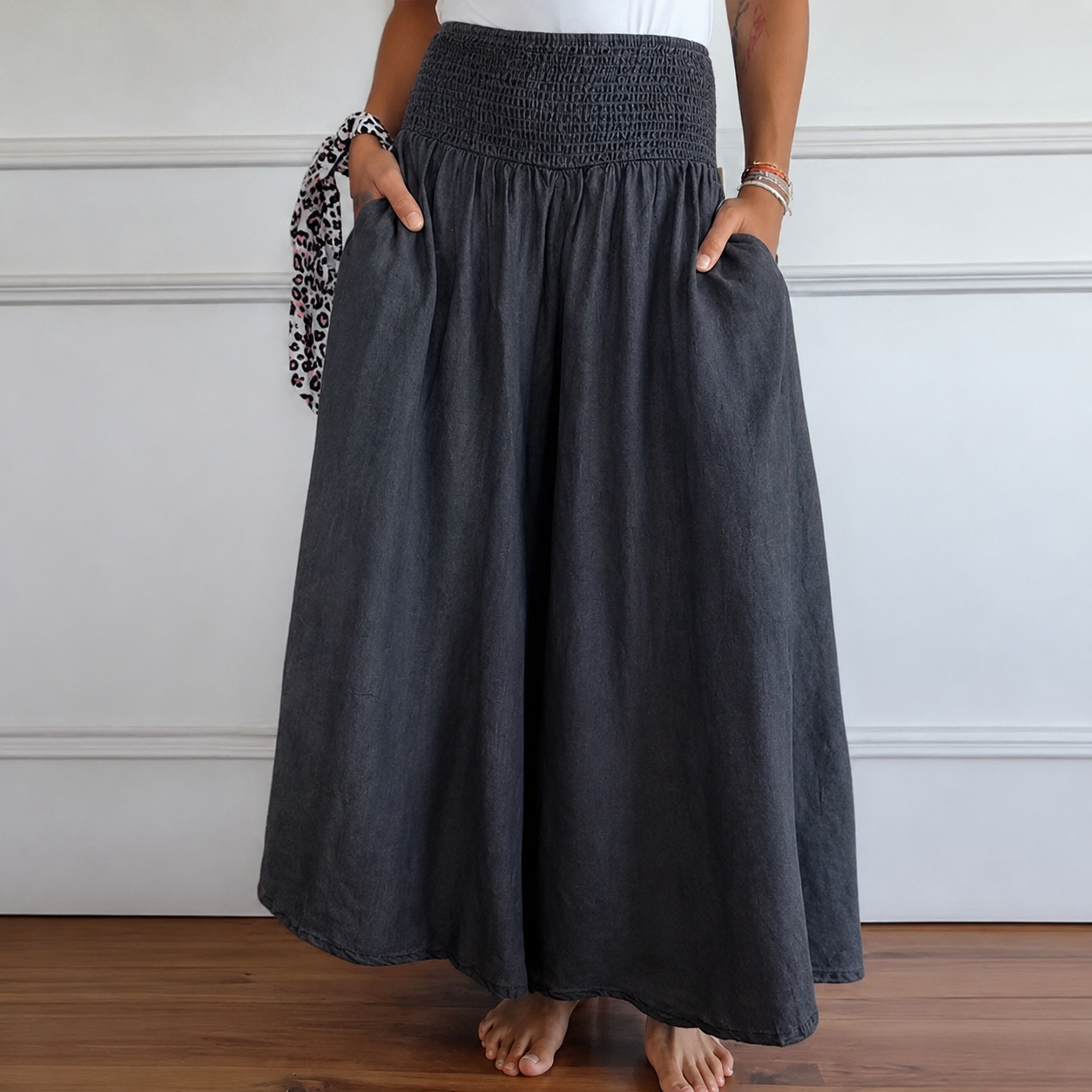 Laurine - Casual High-Waisted Pants