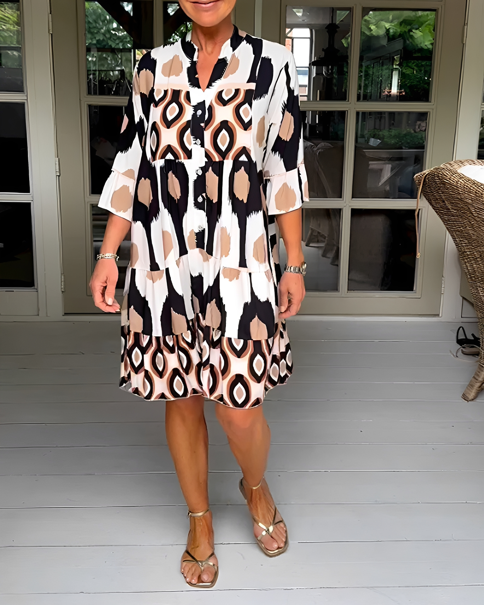 Faiza - Trendy Loose Mini Dress