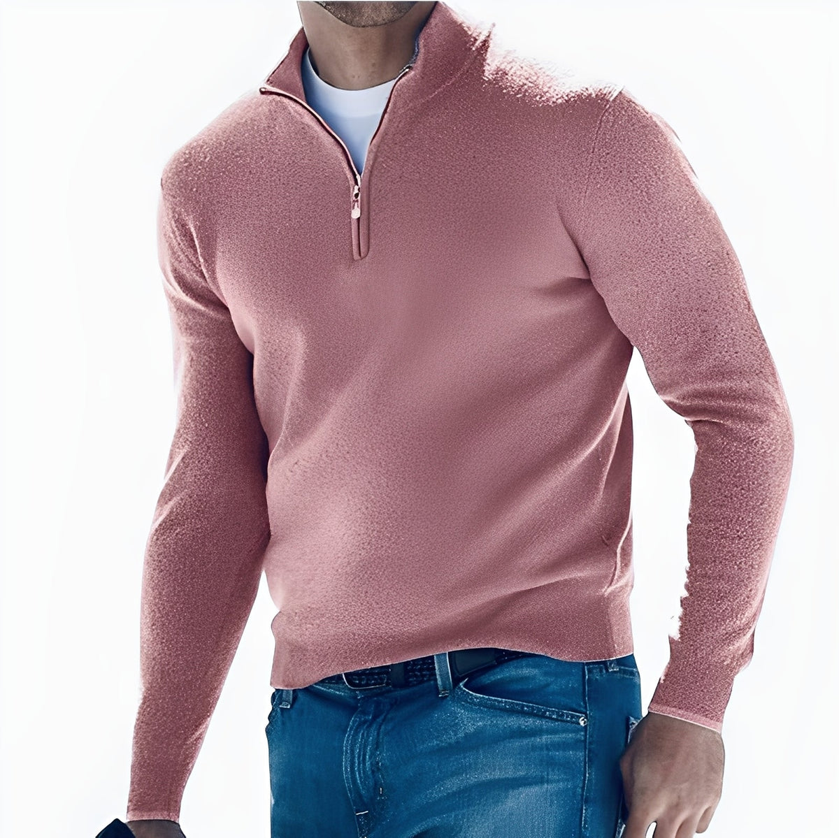 Ralph - Cozy sweater with half zipper