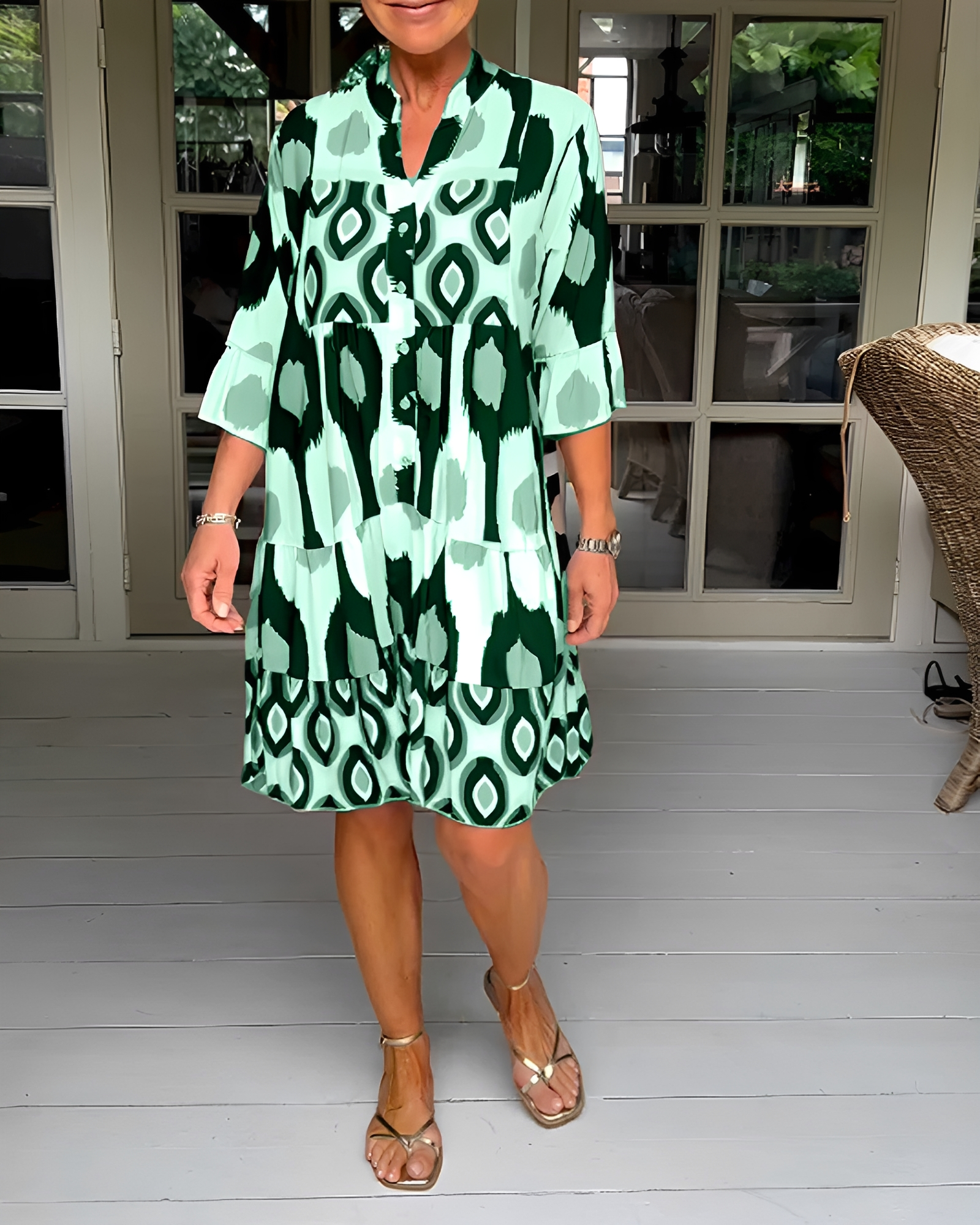 Faiza - Trendy Loose Mini Dress