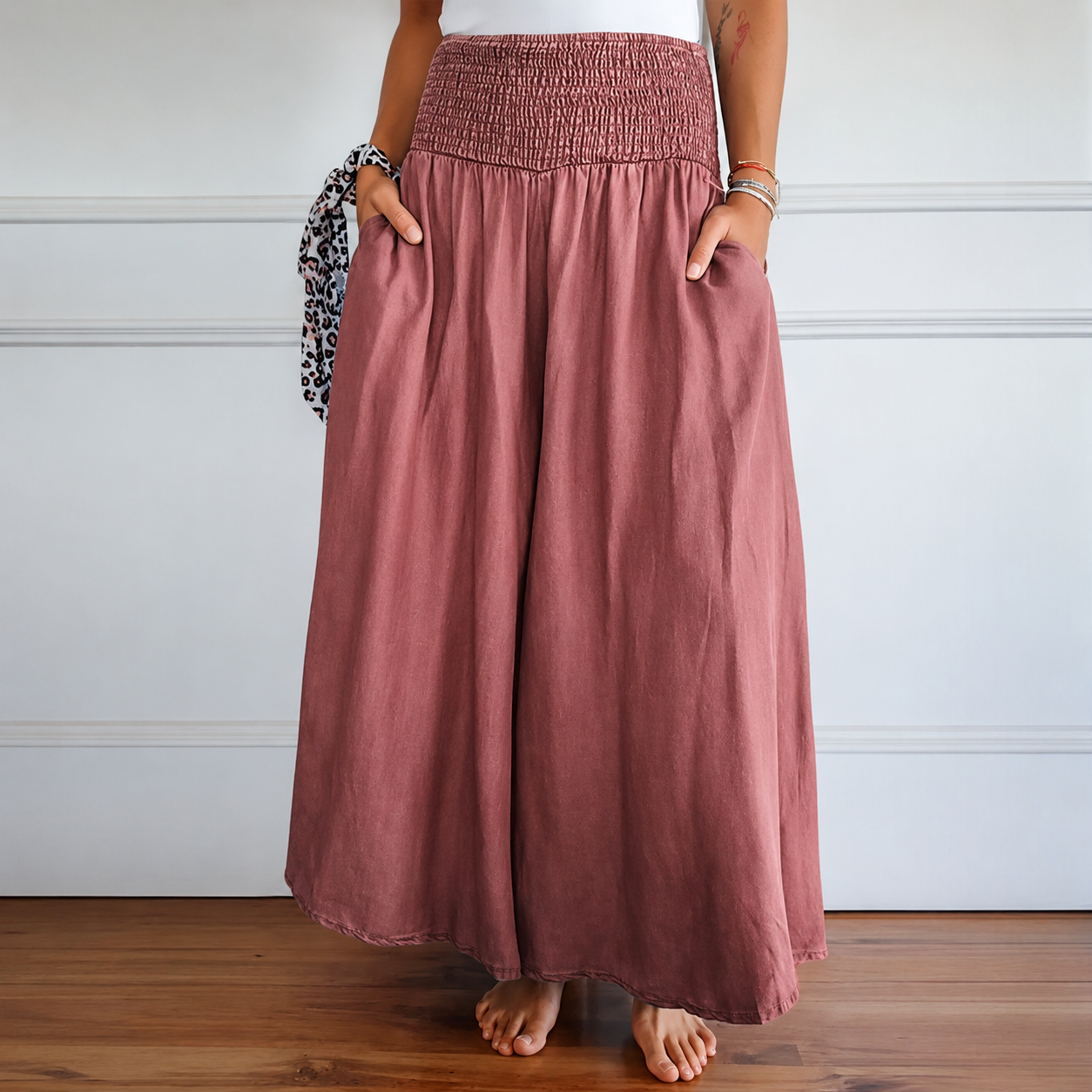 Laurine - Casual High-Waisted Pants