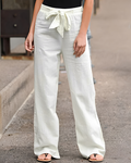 Saniyah - Stretchy Waist Drawstring Trousers