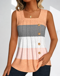 Panbela - Striped Pleated Blouses
