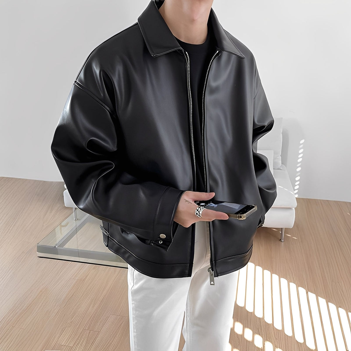 Lohan - Sturdy and timeless oversized jacket