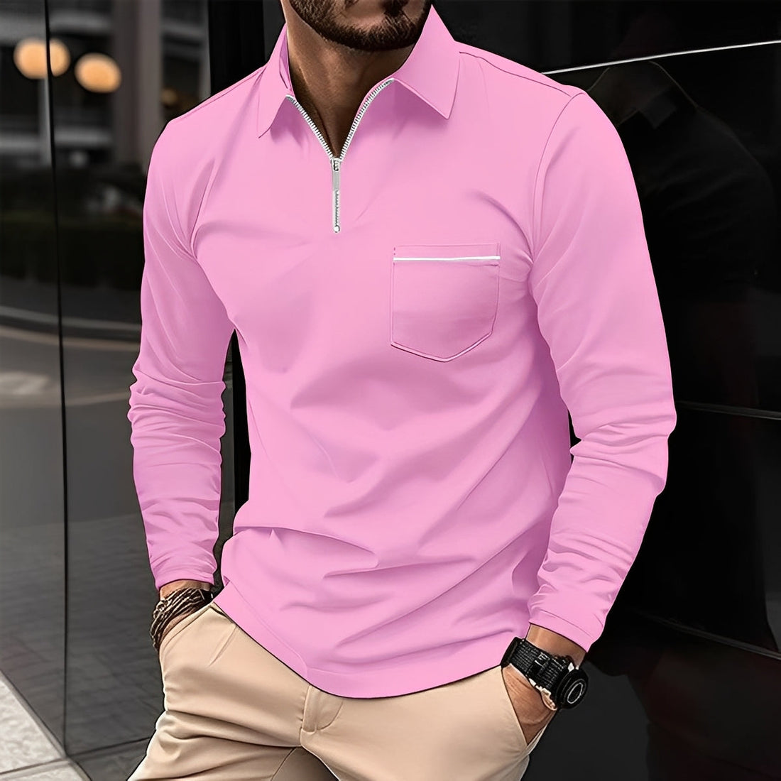 Florent - Casual long-sleeve shirt