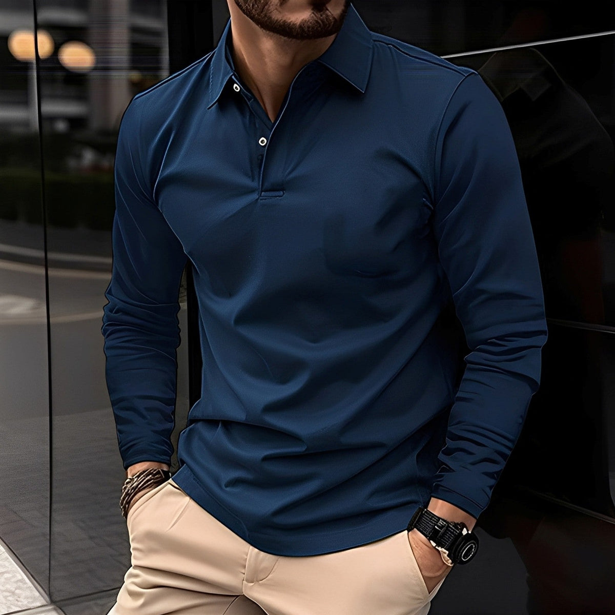 Deacon - Comfortable and robust long sleeve shirt