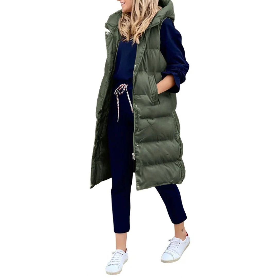 Amilia - Warm and chic sleeveless coat