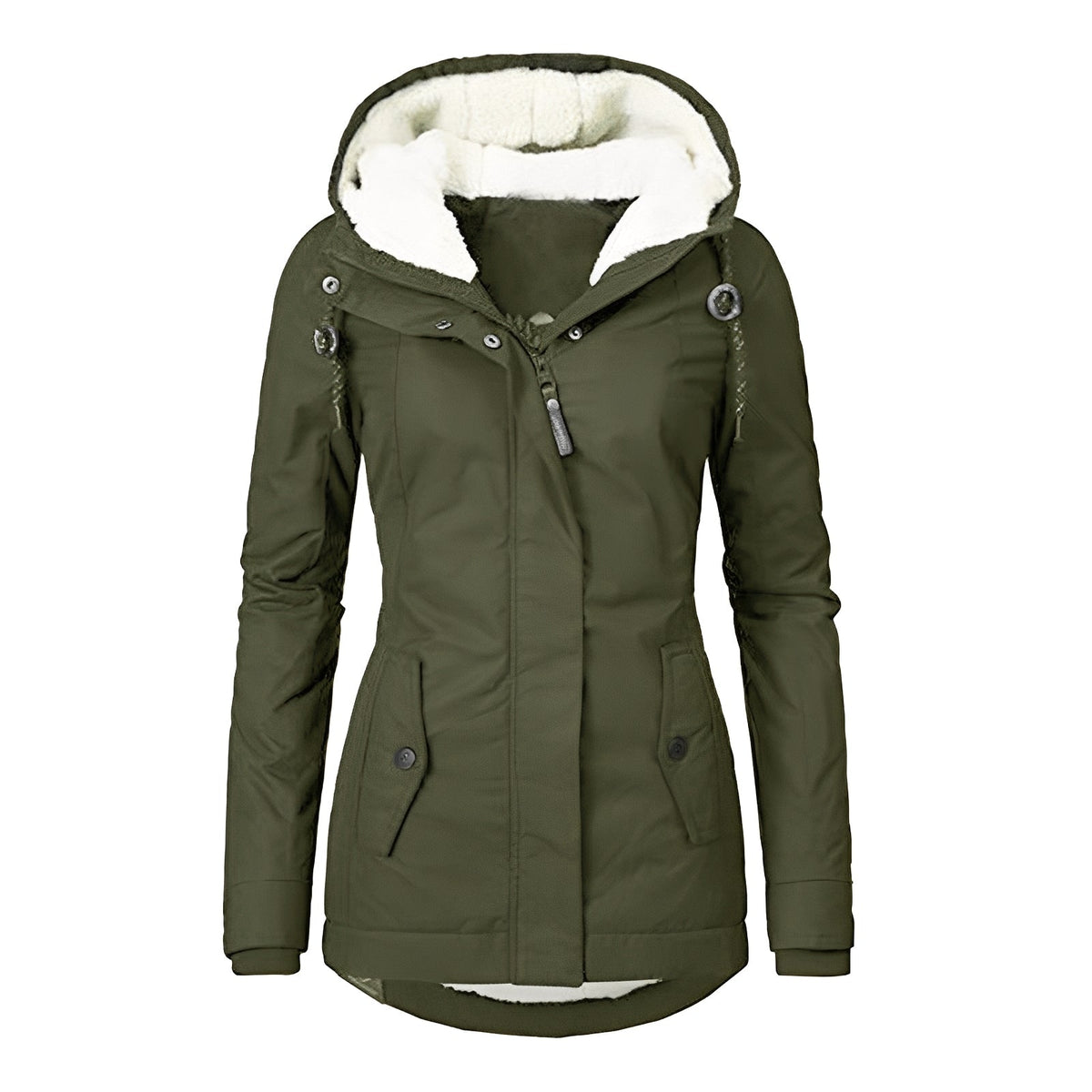Earleen - Cozy and warm jacket with hood