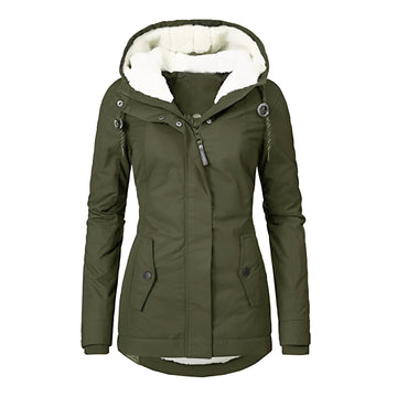 Earleen - Cozy and warm jacket with hood