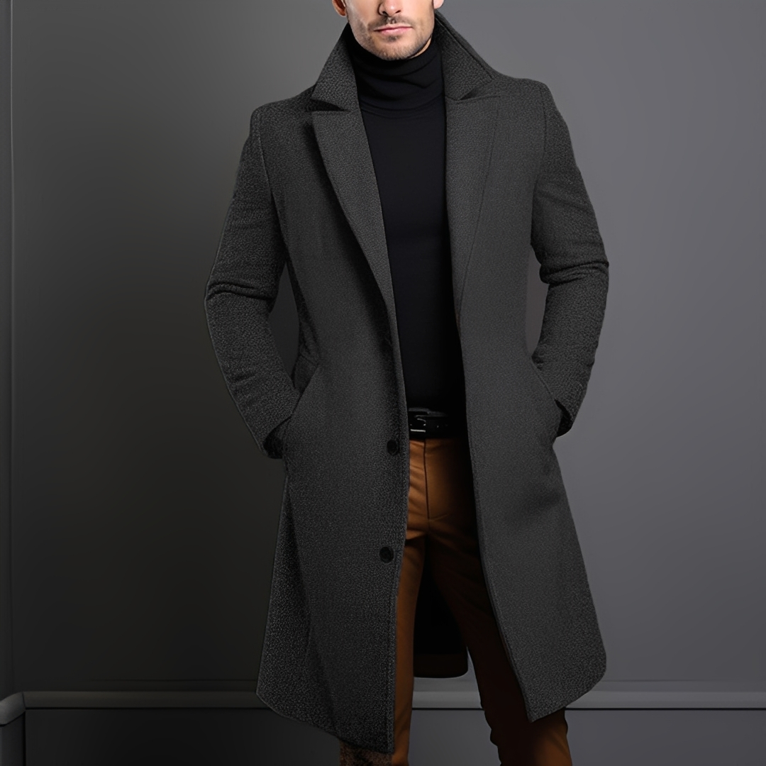 Kévin - Traditional and cozy coat in extended length