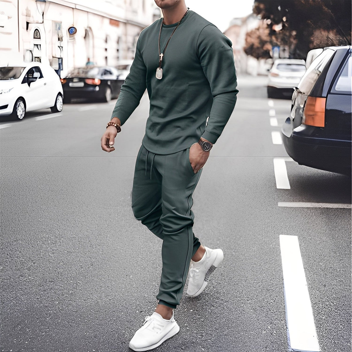 Dwayne - Comfortable and warm pants set