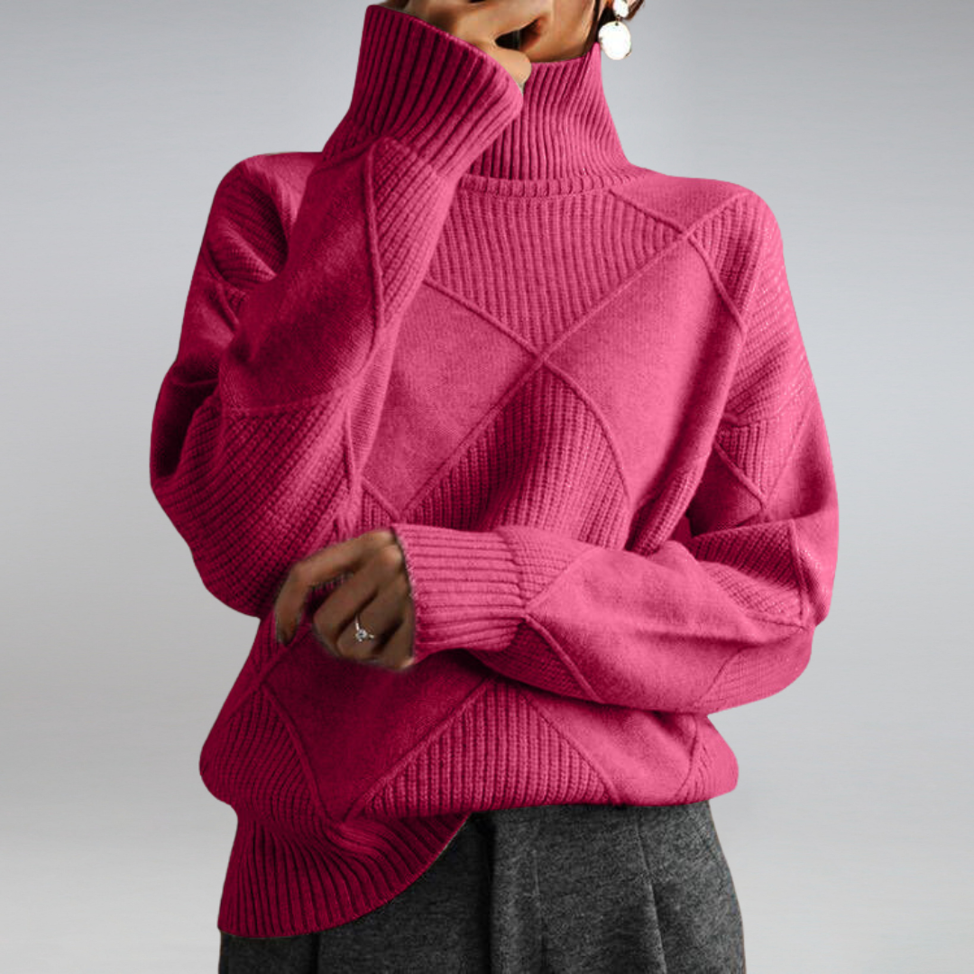 Camille - Trendy and cozy turtleneck sweater