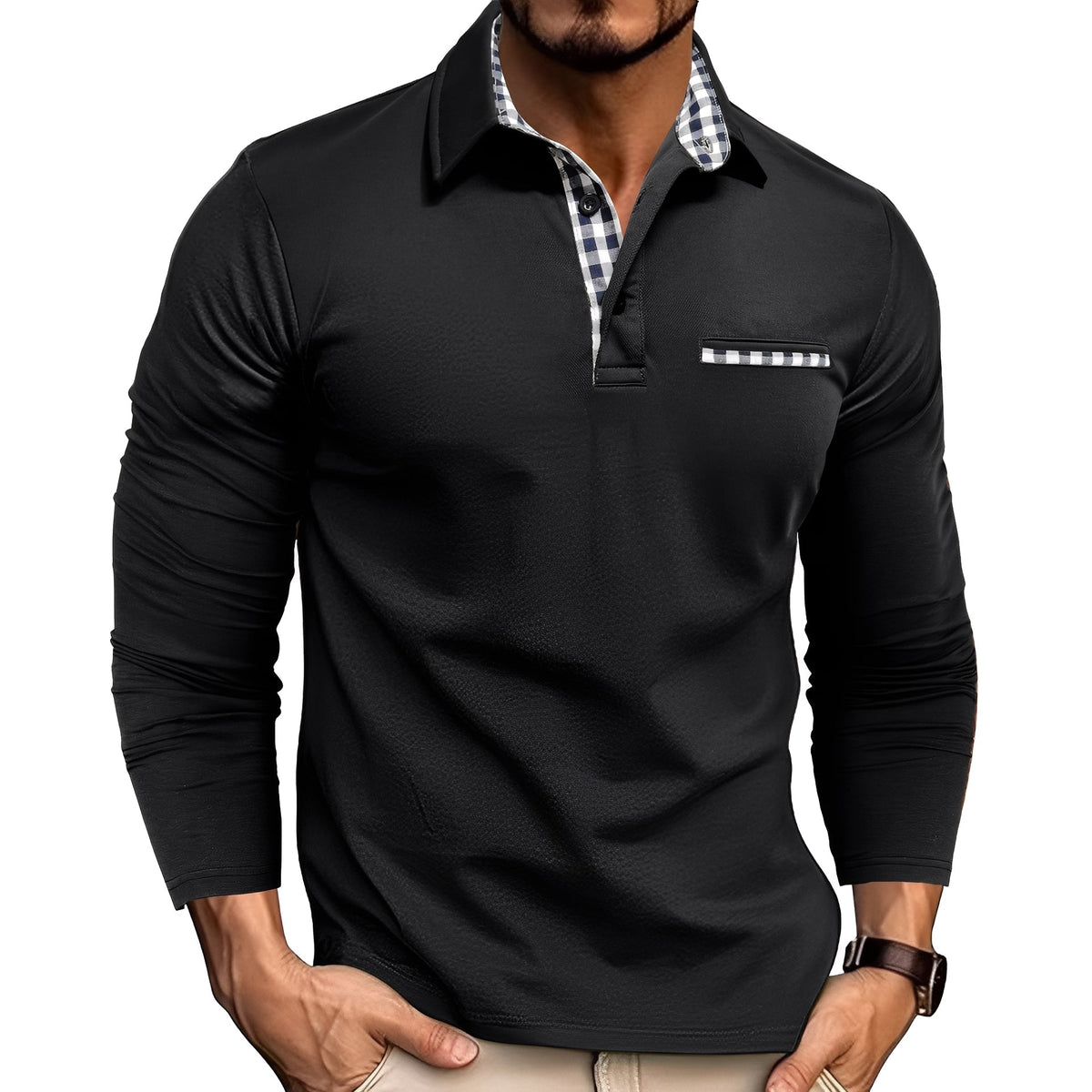 Jimmy - Comfortable and relaxed long-sleeve shirt