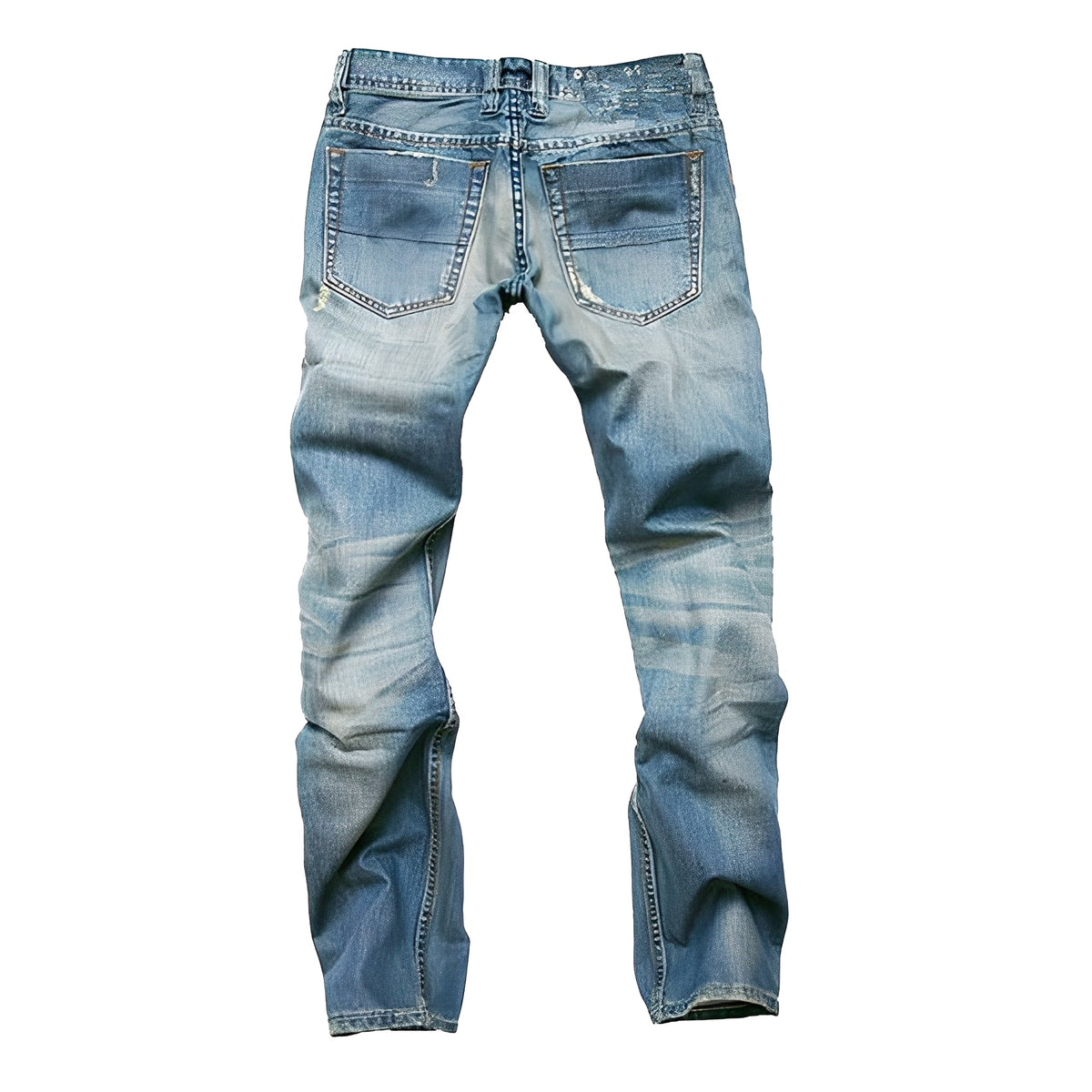 Kaleb - Classic jeans with a worn style
