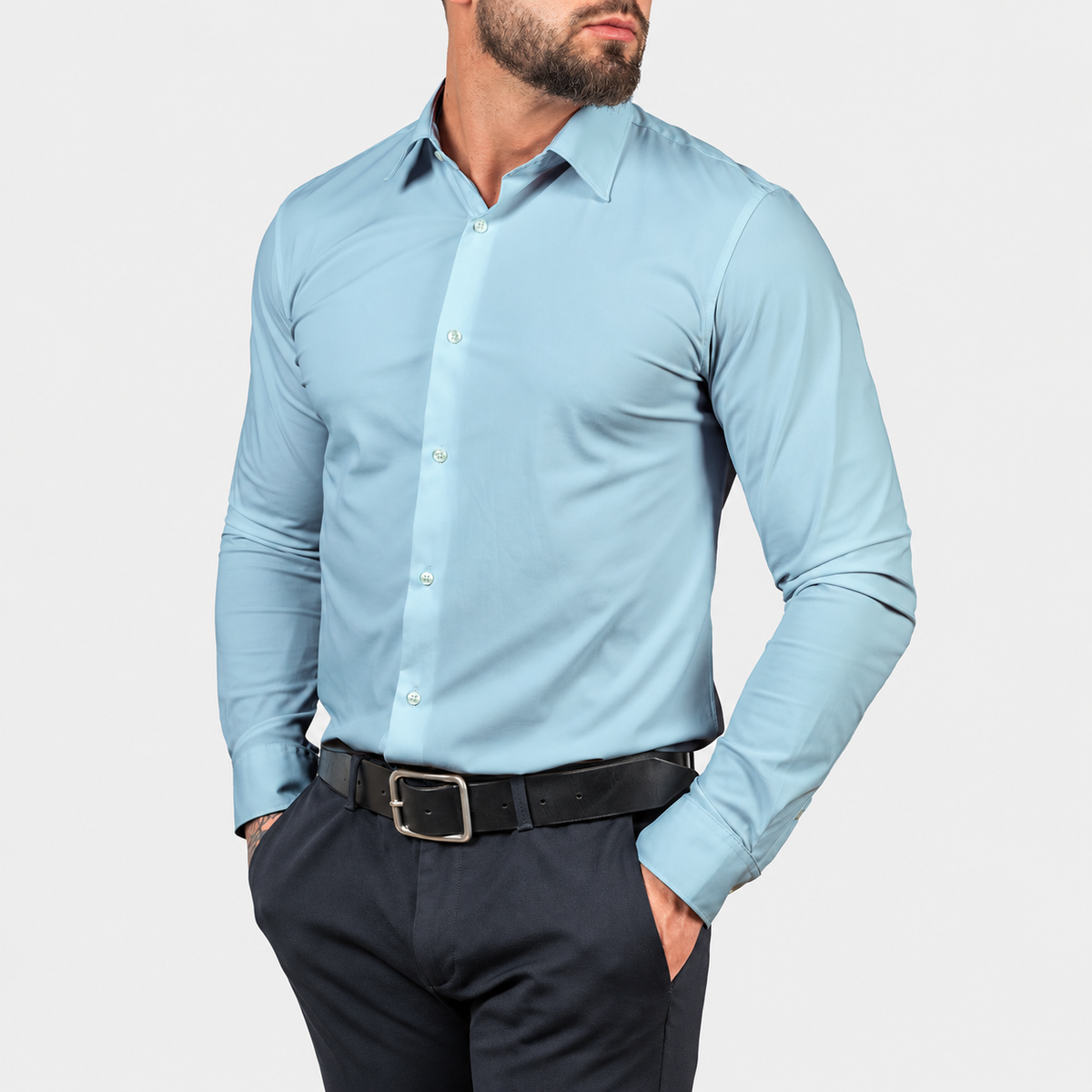 Levi – Shirt that doesn't require ironing with stretch comfort