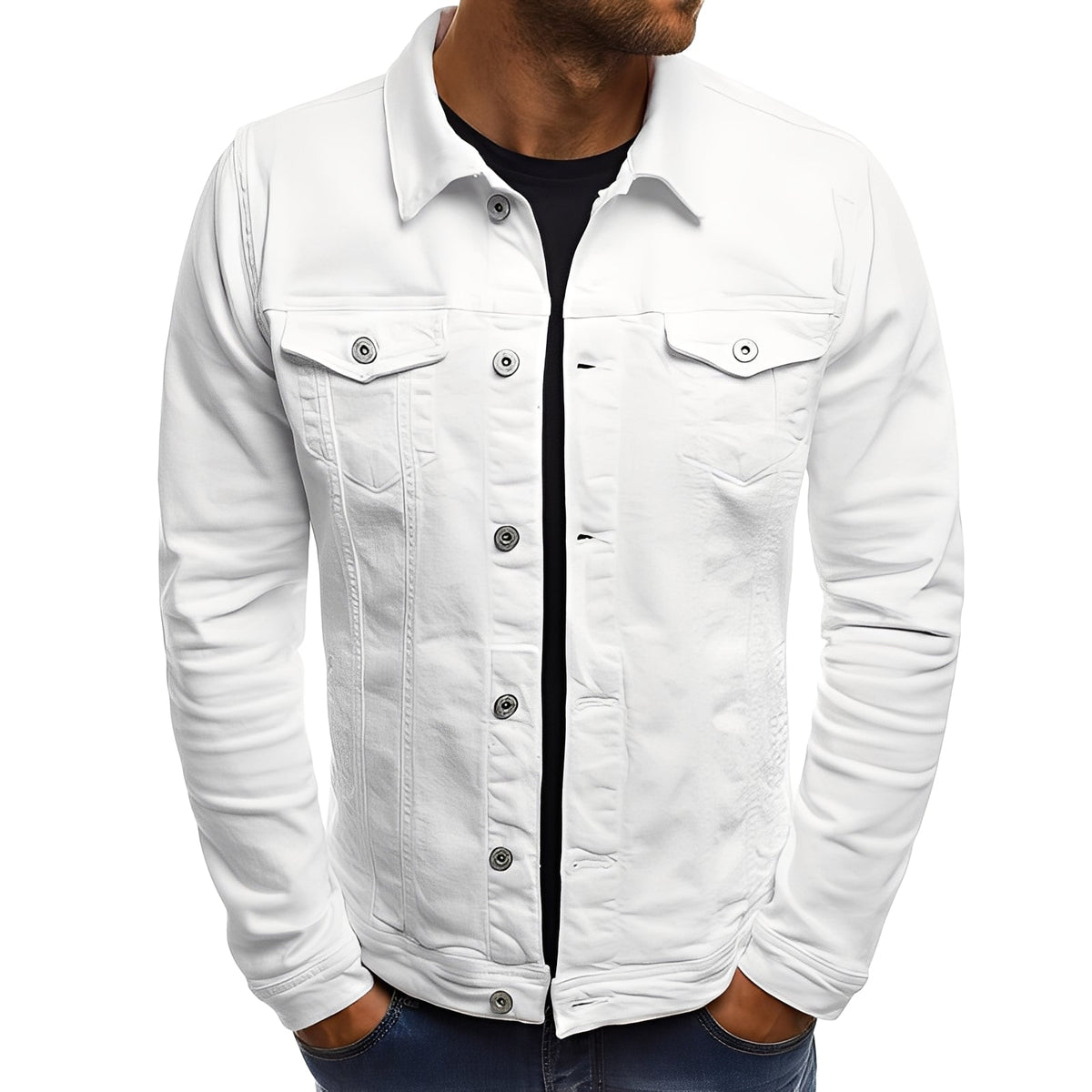 Steven - Resilient jacket with pockets