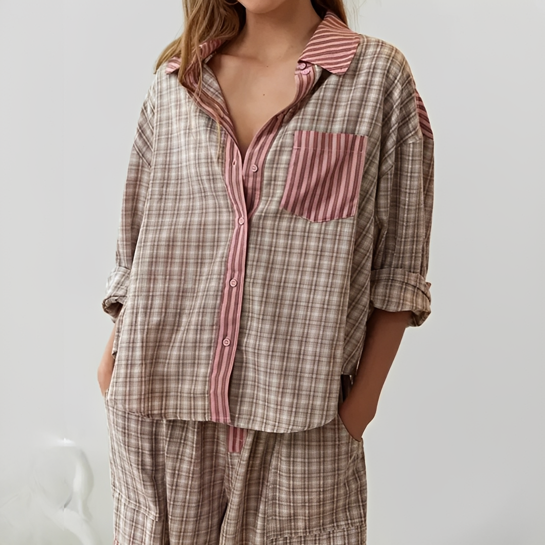 Elena - Elegant two-piece pajama set