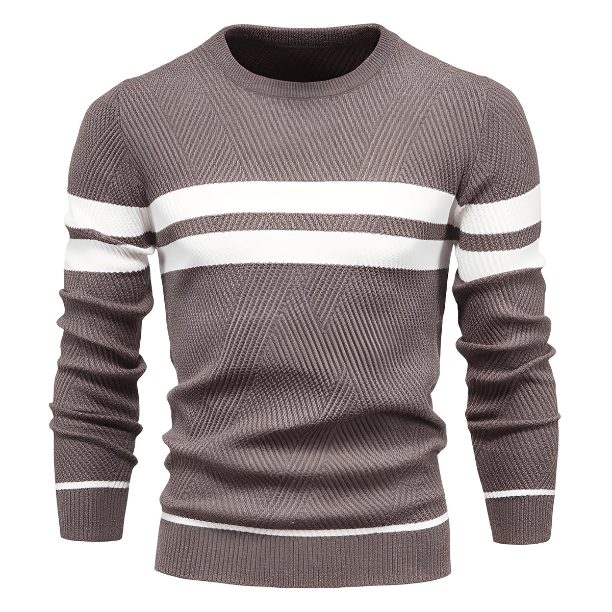 Anthony - Cozy and warm sweater with round neck