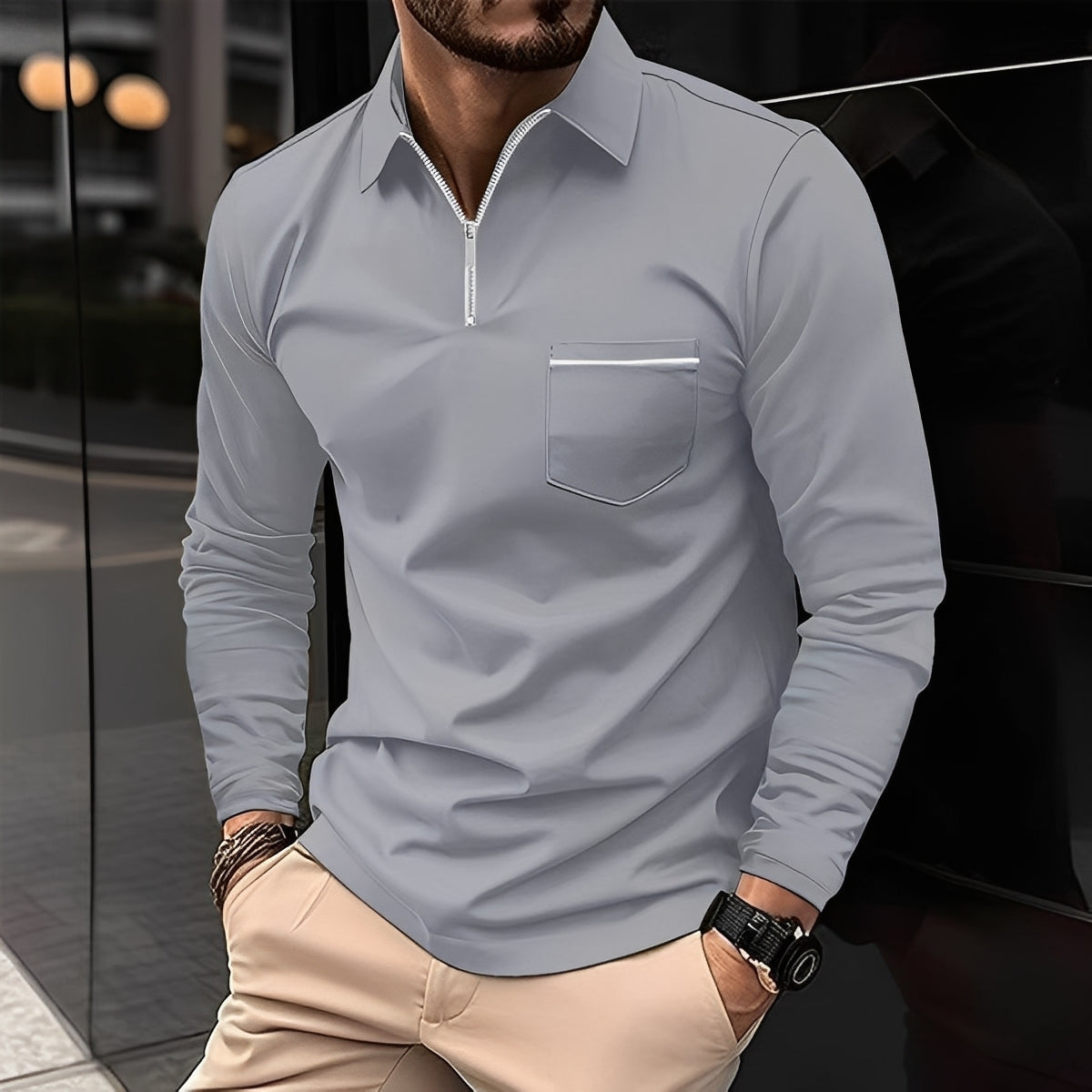 Florent - Casual long-sleeve shirt