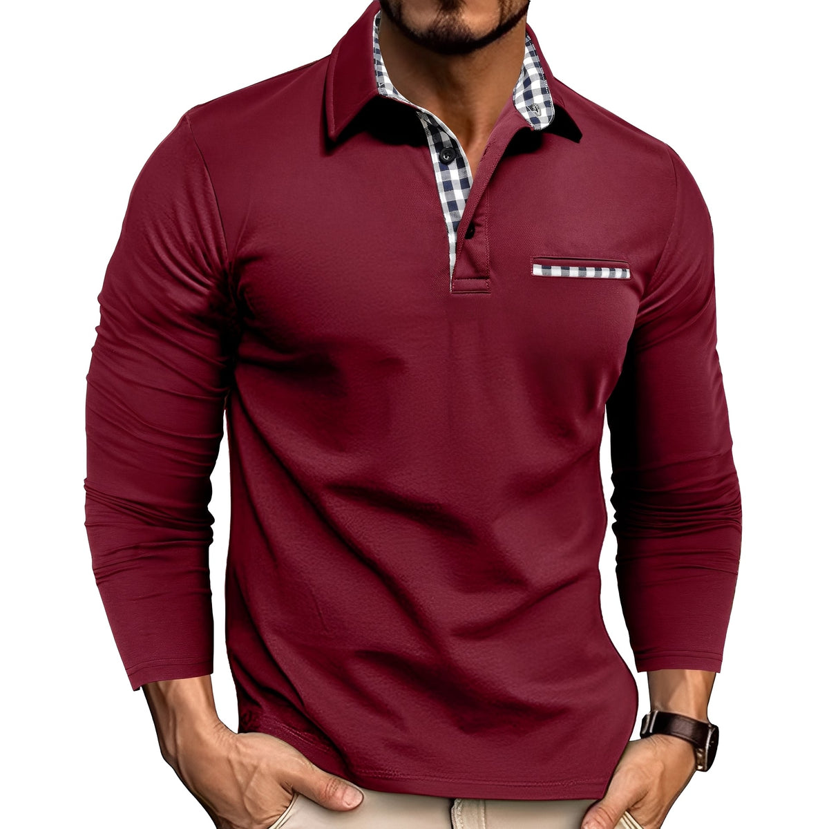 Jimmy - Comfortable and relaxed long-sleeve shirt