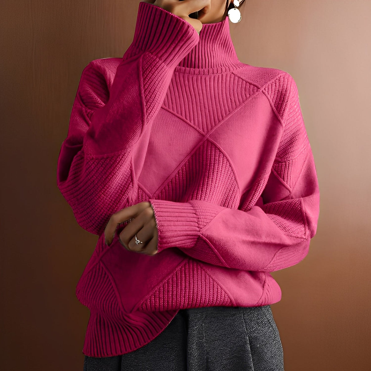Morgan - Modern turtleneck sweater