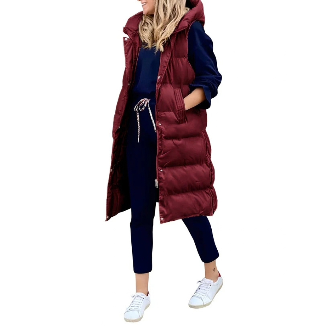 Amilia - Warm and chic sleeveless coat