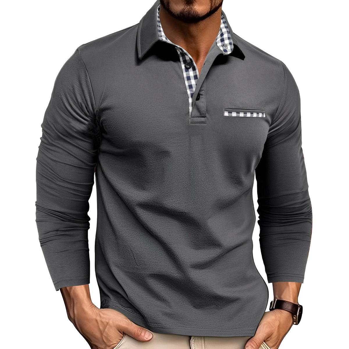 Jimmy - Comfortable and relaxed long-sleeve shirt